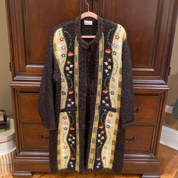 NAGPAL handmade tunic button down sweater XXXL - Picture 1 of 5